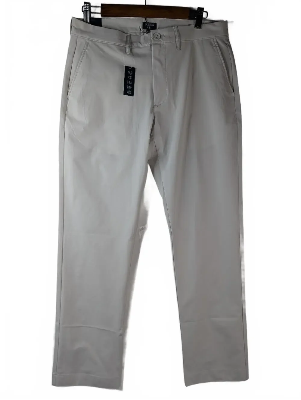 NWT J.Crew Flex Light Beige Men's Chino Pants Size 30x30